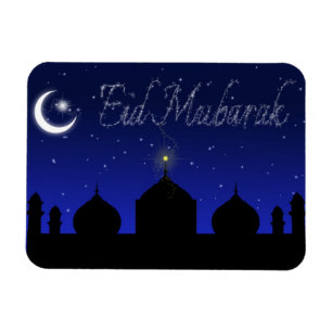 Eid Mubarak - ímã flexível do cumprimento islâ