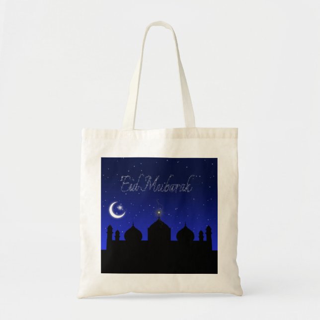 Eid Mubarak Saudação - Bolsa de Orçamento (Frente)