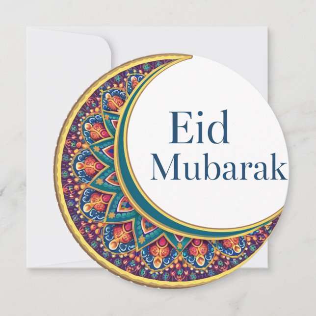 Eid Mubarak - Uma Celebração da Alegria e das Bênç (Frente)