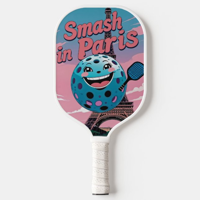 Eiffel Smash - Design do Pickleball de Paris (Front)