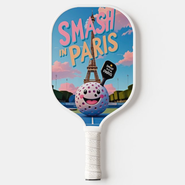 Eiffel Smash - Design do Pickleball de Paris (Front)