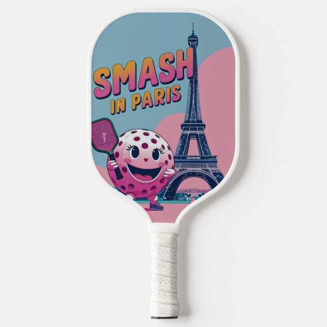 Eiffel Smash - Design do Pickleball de Paris (Front)