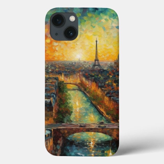 Eiffel Starry Night | Caso Impressionista Ousado (Verso)
