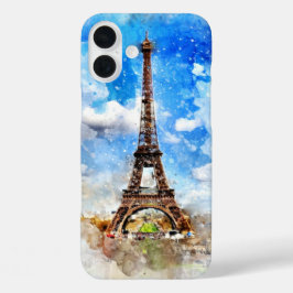 Eiffel Torre: pintura aquosa