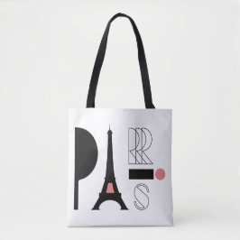 Eiffel Tower Love - Parisiense Chic Tote Bag