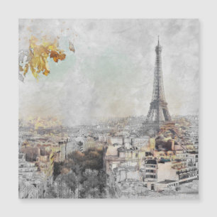 Eiffel Tower Paris France Art Impressão - Icônico