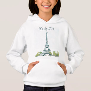 Eiffel Tower Pars France Sketch Vida em Paris