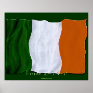 Éirinn vai brách! Impressão irlandês da parede