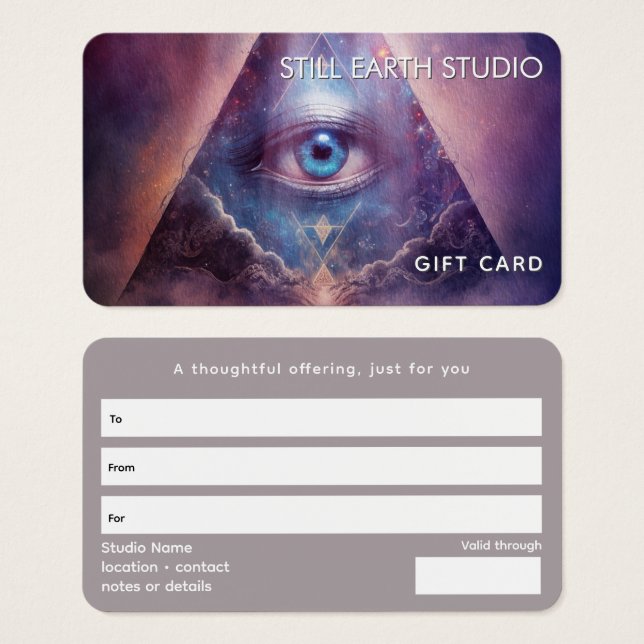 Eixo Sagrado | Terceiro Olho Design (Frente & Verso)