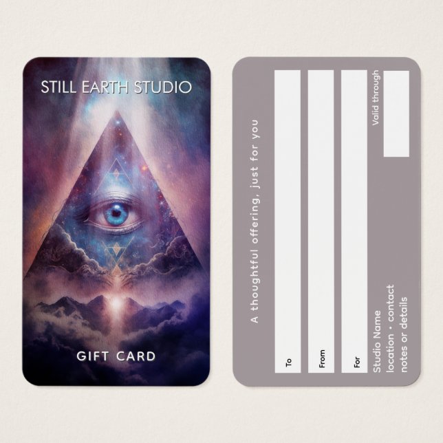 Eixo Sagrado | Terceiro Olho Design (Frente & Verso)