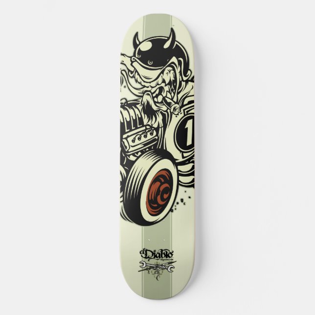 El Diablo Hot Rod ; El Diablo Mag | Skate Deck (Frente)