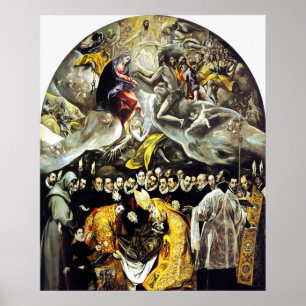 El Greco Burial do Conde de Orgaz Poster