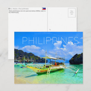 El Nido, Filipinas Cartão Postal de Viagem