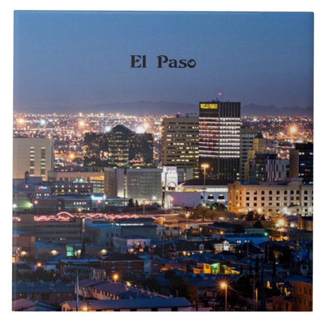 El Paso, Texas à Noite (Frente)