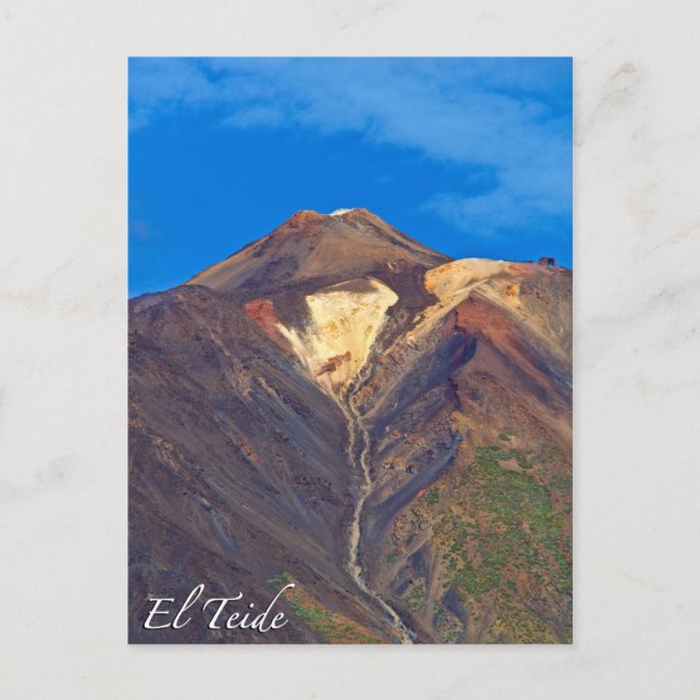 El Teide, Tenerife, Cartão Postal (Frente)