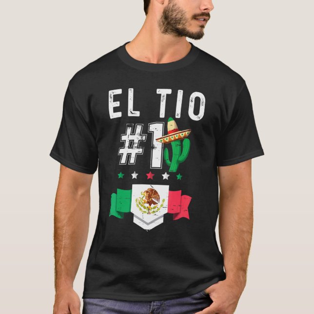 El Tio Numero 1 Camiseta Tio Mexicano Uncl (Frente)