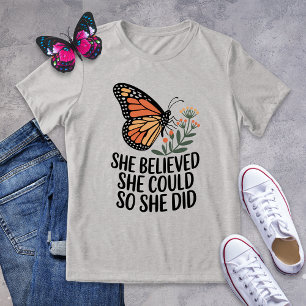Ela Acreditava Que Podia Borboleta