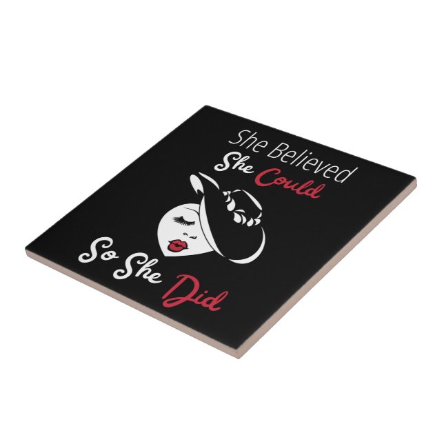 Ela Acreditava Que Podia Fazer Azulejo De Cerâmica (Lateral)