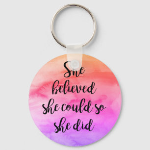 Ela Acreditava Que Podia Fazer Chaveiro