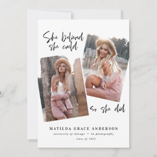 Ela acreditava que podia fazer festa de formatura