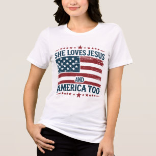 "Ela ama Jesus e América também"