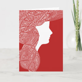 Ela Caminha No Cartão De Beleza