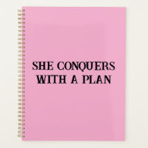 Ela Conquista Um Planejador Motivacional Plano