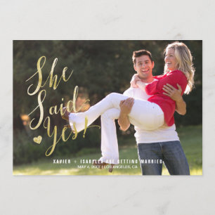 Ela Disse Que Sim! Anúncio do noivado