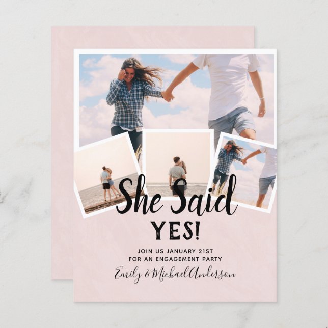 Ela Disse Que Sim! Convite de lançamento do NOIVAD (Frente/Verso)