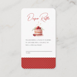 Ela é a Cherry no Cartão do Chá de fraldas Superio