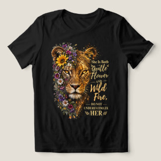 Ela É Flor Suave E Leoa de Fogo Selvagem