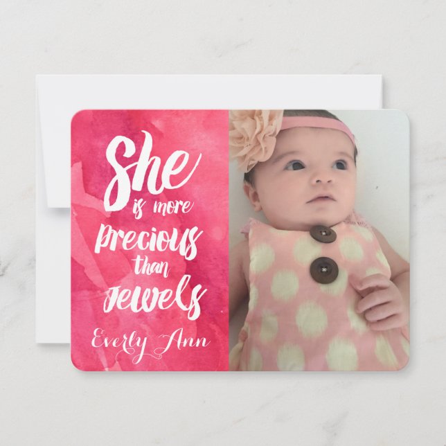 Ela é mais Precioso que Jewels Baby Girl (Frente)