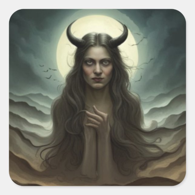 Ela é um adesivo de demônio (Frente)