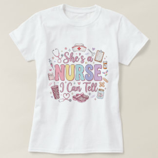 Ela é uma Enfermeira, Posso Dizer PNG, Camisa Retr