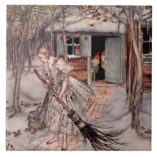 “Ela Encontrou Morangos Maduros” de Arthur Rackham