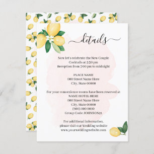 Ela Encontrou O Cartão De Inserção Dos Limões De A