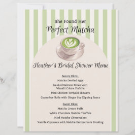 Ela Encontrou Seu Menu de Matcha Perfeito