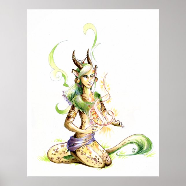 Ela está fazendo ciência! Pôster (Frente)