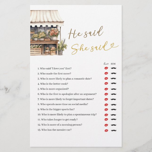 Ela está fora do mercado, ele disse que disse o jo (Frente)