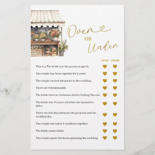 Ela está fora do mercado por cima ou por baixo do 