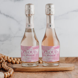 Ela Está no Nono Céu Chuveiro de Noiva Rosa