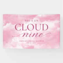 Ela está no Rosa Nove Nuvens Chuveiro de Noiva
