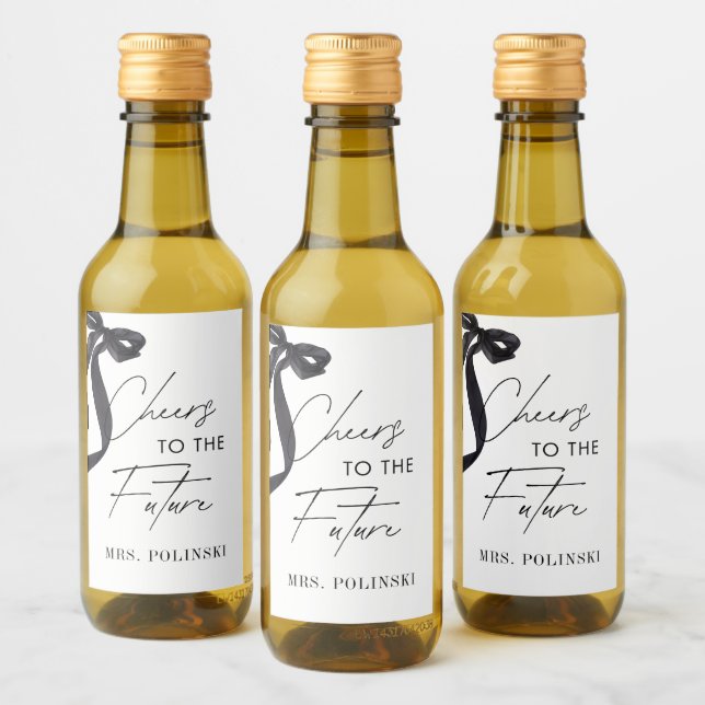 Ela Está Noivando Favor de Festa Chá de Noiva (Garrafas)