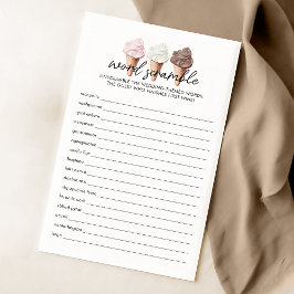 Ela foi esfregada no jogo de palavras Chá