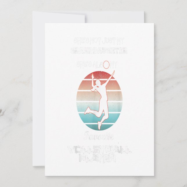 ela não é só o jogador de vôlei da minha neta. (Frente)