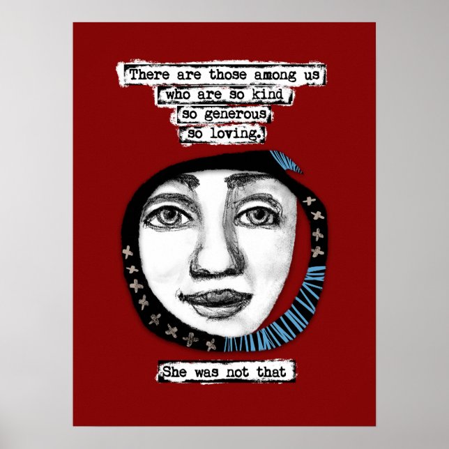 Ela Não Era Aquela Arte Poster Wall (Frente)