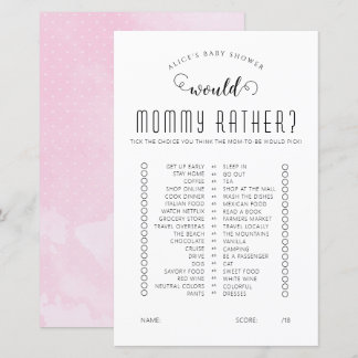 Ela Preferencialmente Jogo De Chá de fraldas?