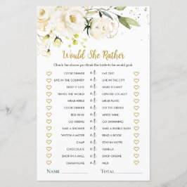 Ela Preferencialmente Jogo do Chá de panela das Ro