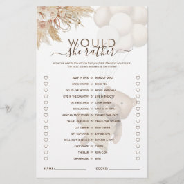 Ela Preferencialmente O Jogo Do Chá de fraldas Do