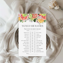 Ela Preferencialmente O Jogo Do Chá de panela De V